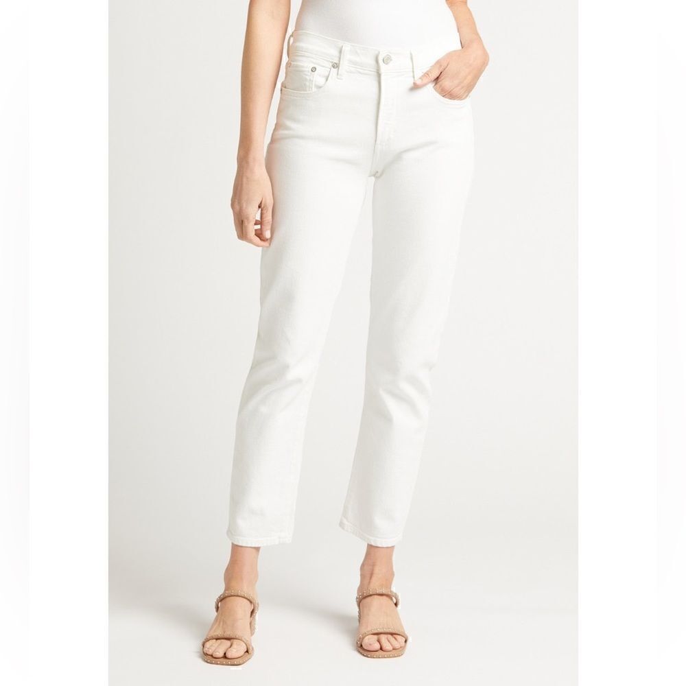 AGOLDE White Straight Leg Jeans Size 25